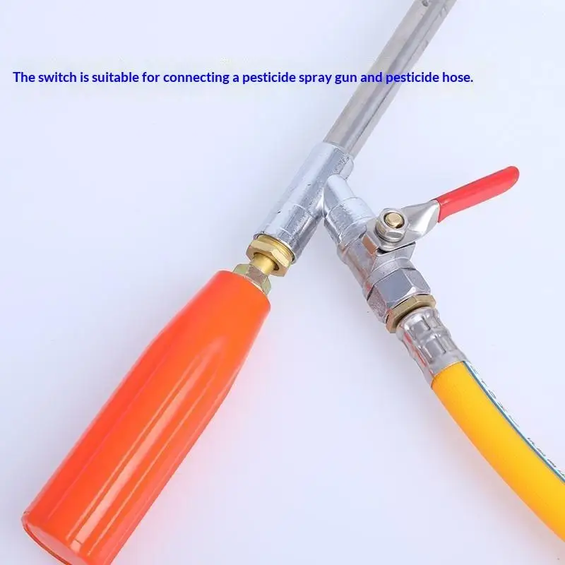New Heavy Duty Brass Steel Ball Valve Leakproof Non Slip Handle Gas Water Fitting Garden Irrigation Agricultural Spraying Hoses