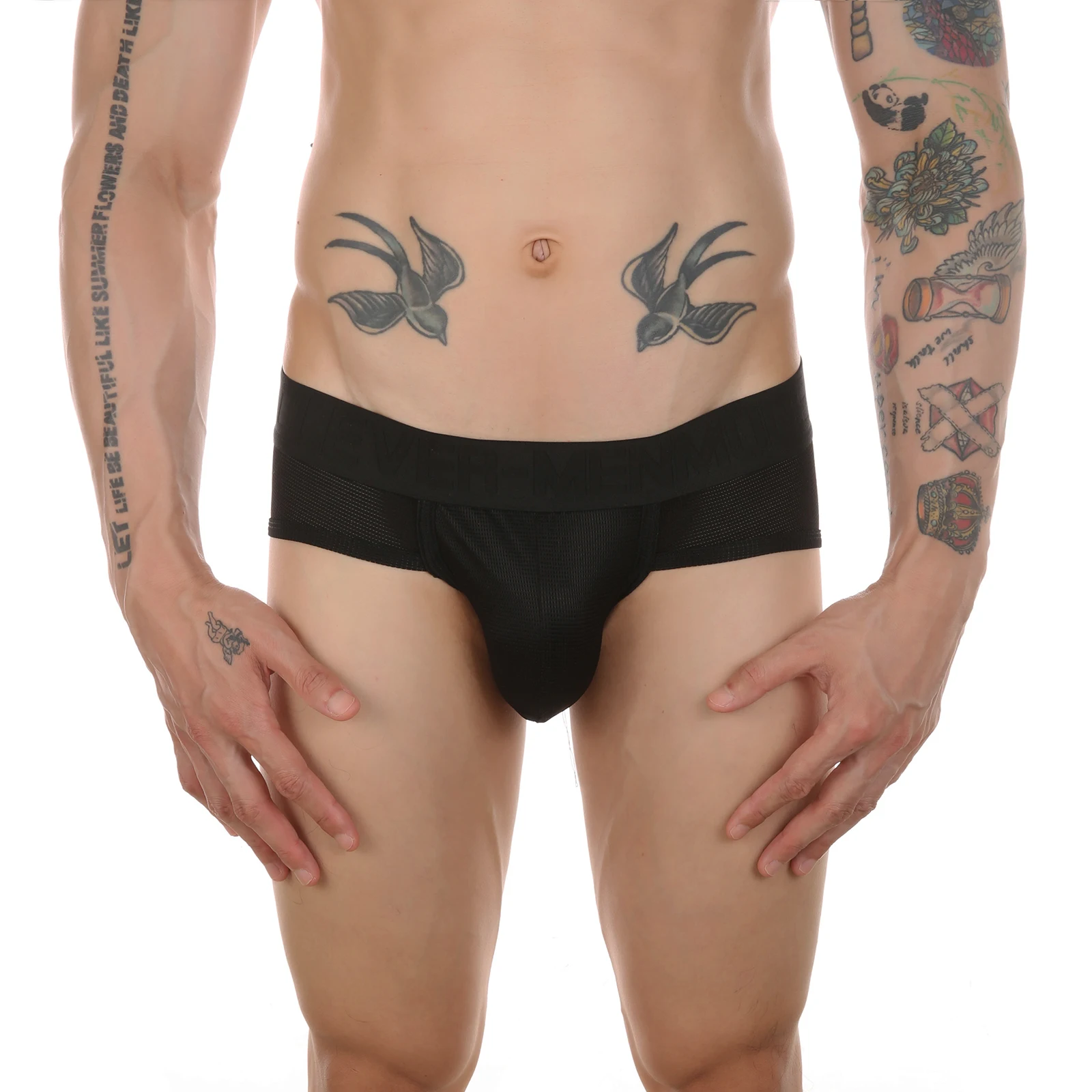 Men Briefs Mesh Underwear Sexy Man Ultra Thin Bulge Penis Pouch Underpants Cueca Hombre Slips Lingerie Panties