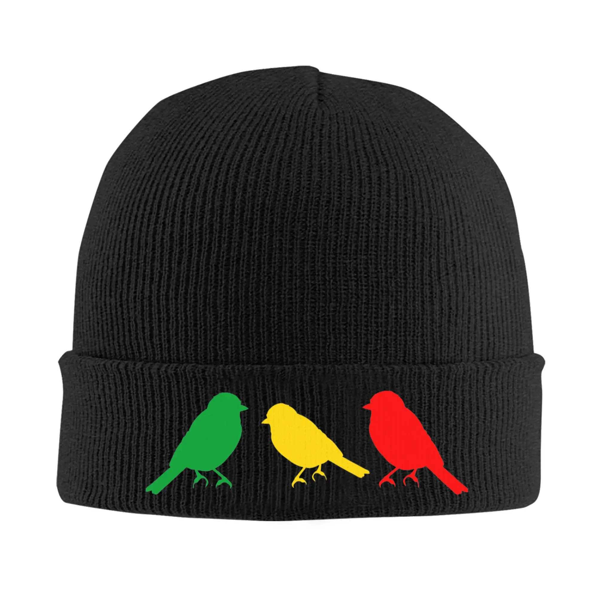 Custom A-Ajaxed Bob Marley Skullies Beanies Caps Hip Hop Winter Warm Women Men Knit Hat Adult Unisex 3 Little Birds Bonnet Hat