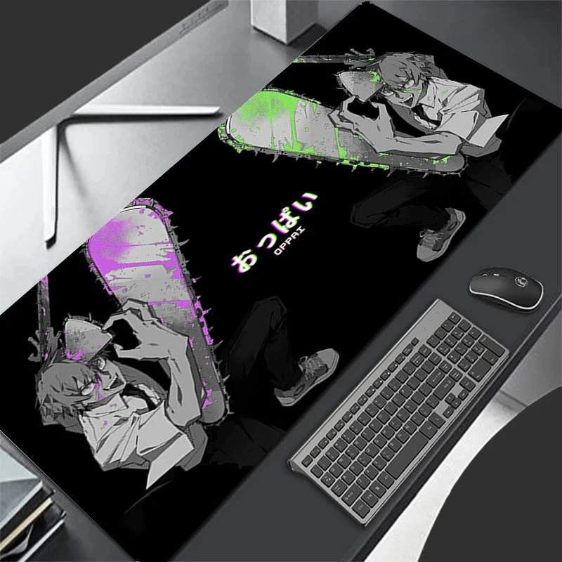 Mousepad Computer Gaming Accessories HD Keyboard Pad Office PC Rubber Mouse Pad Decoracion Desk C-chainsaw Man Denji Mouse Mat