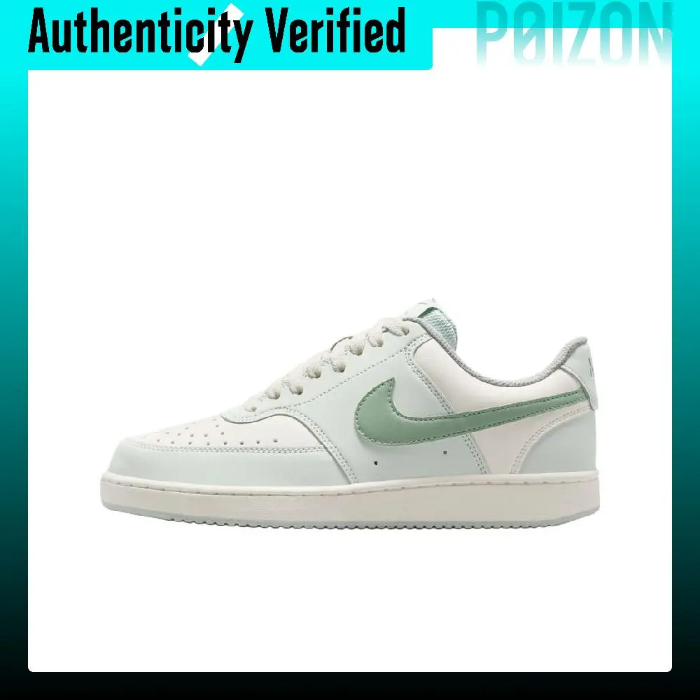 Zapatillas de Skateboard Nike Court Vision para Mujer, Blanco y Verde, IM1652-006