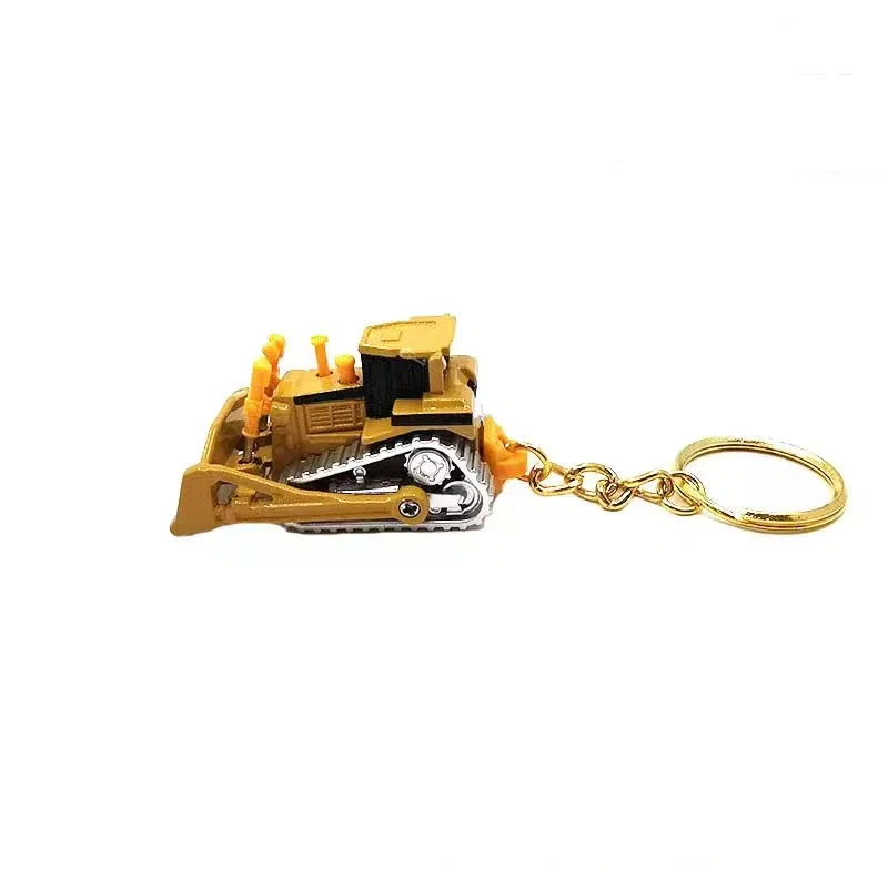 1PCS  Caterpillarr Bulldozer Alloy Engineering Vehicle Keychain
