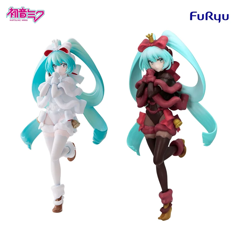 フリュー初音ミク-17cm-スイーツ-クリスマスケーキver-アニメ-セクシー-キュート-ガール-アクションフィギュア-おもちゃ-コレクション-飾り-大人向け-子供向け
