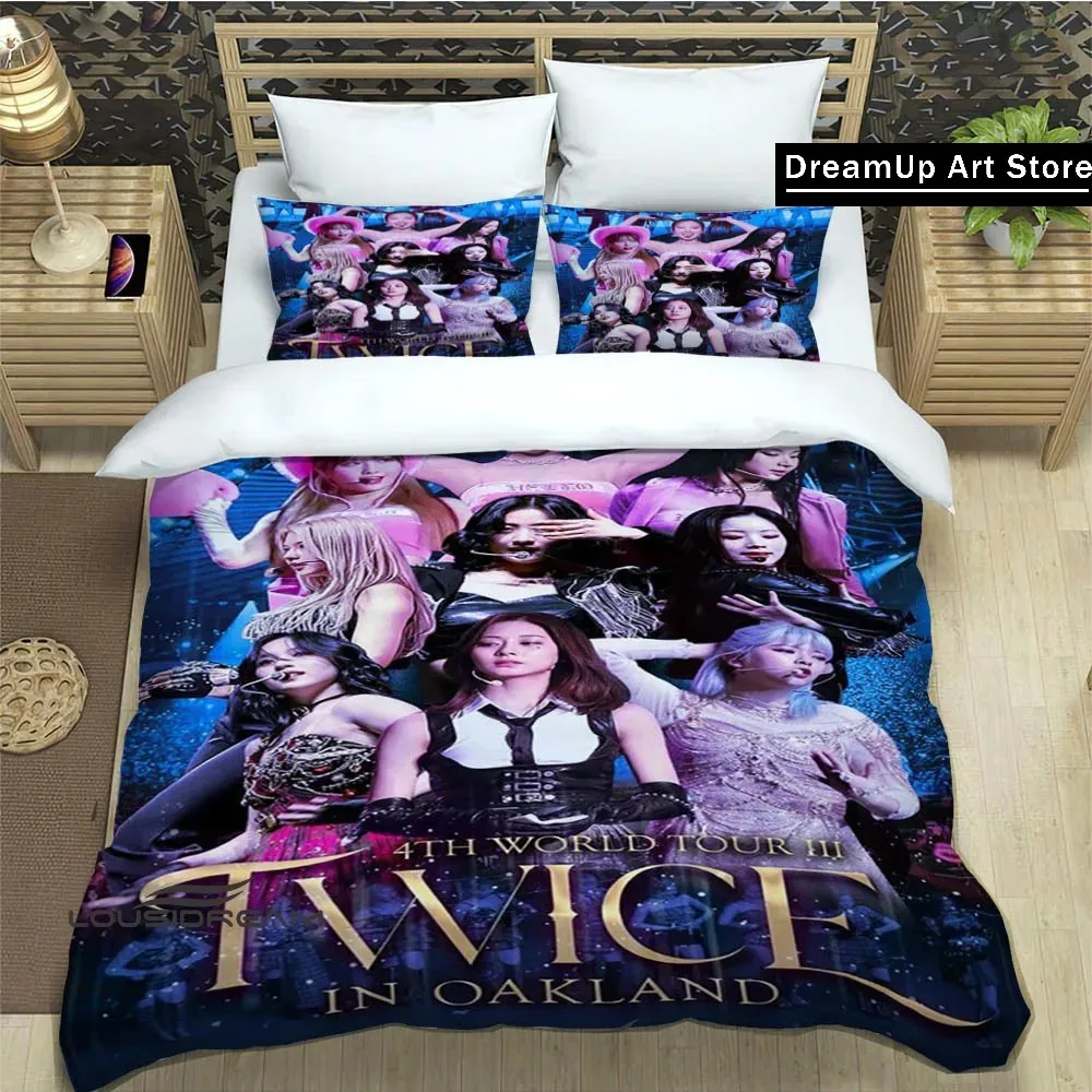 KPOP TWICE Combination Bedding Sets exquisite bed supplies set duvet cover bed comforter set bedding set luxury birthday gift