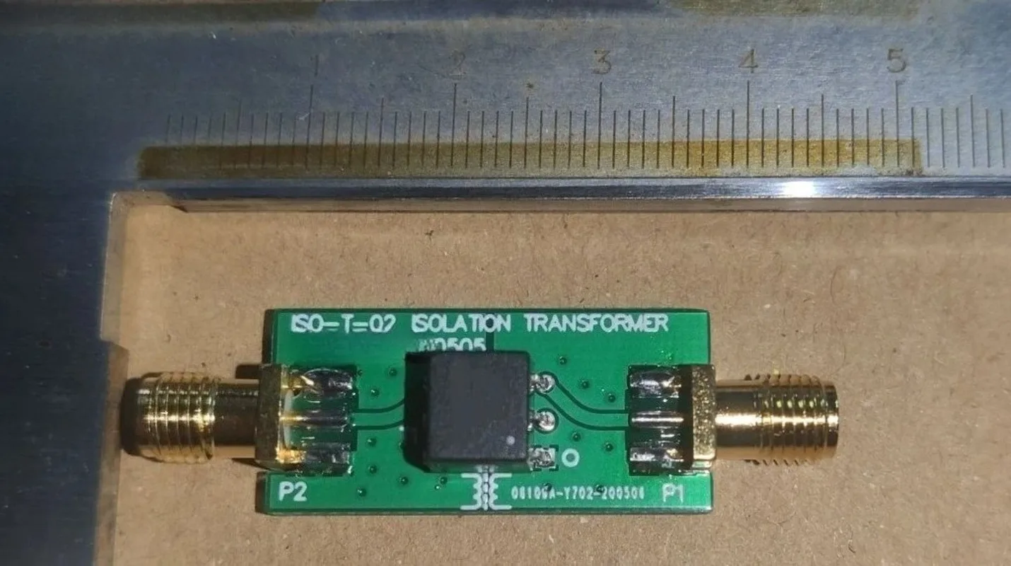 0.1MHz-550MHz 1:1 High Frequency Isolation Transformer SMA Interface Mini Size Signal Transformer Module