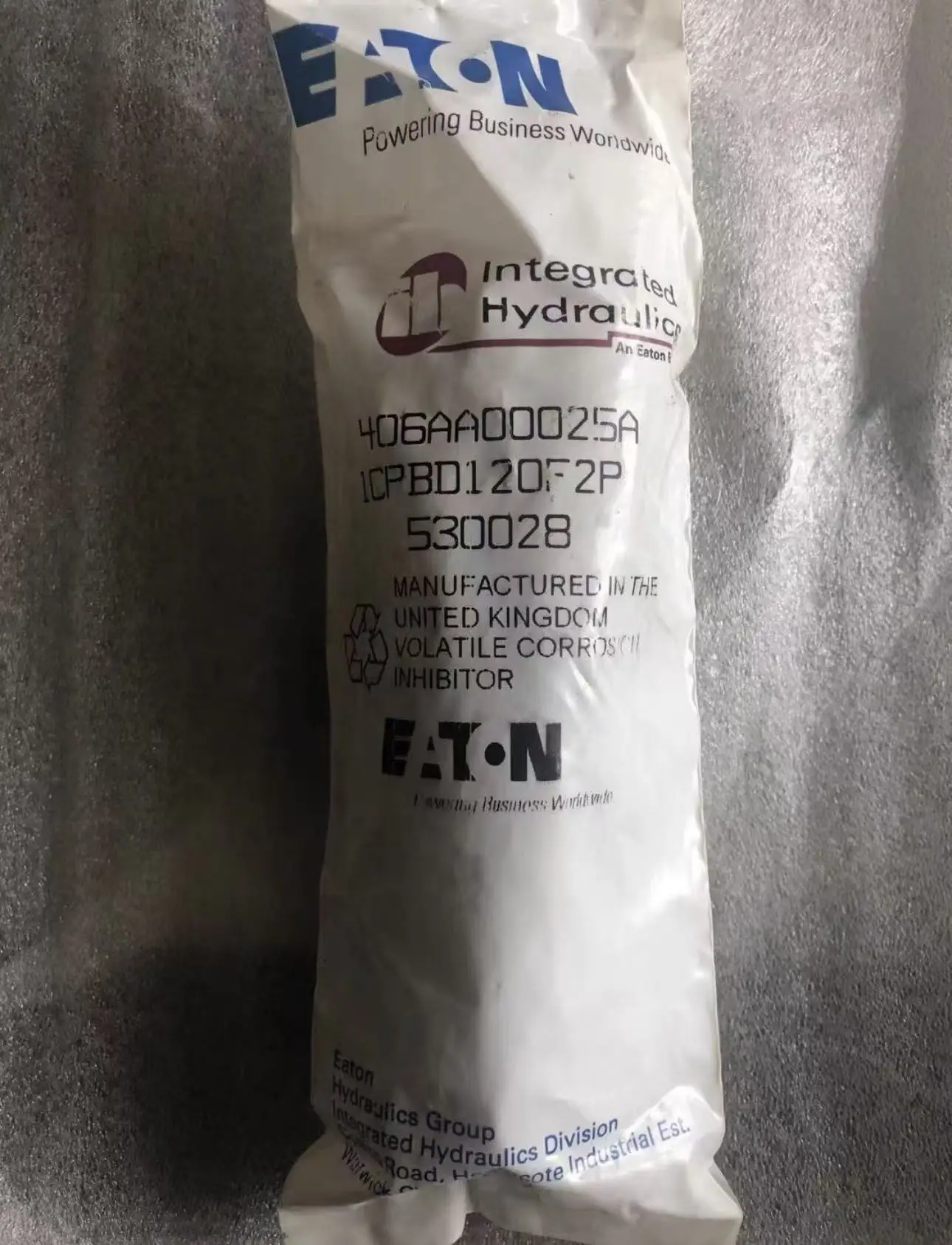 

Original brand new Ea ton overflow valve 1CPBD120F2P