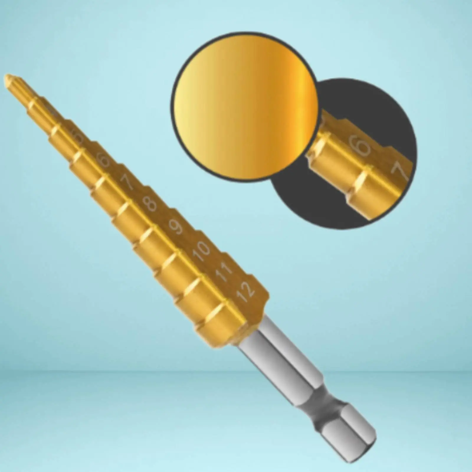 Acoustic Guitar Pickup Installation Tool Automatic-Centering Guitar End Pin Hole Drill 3-12mm Tapered Drilling Tool High Speed