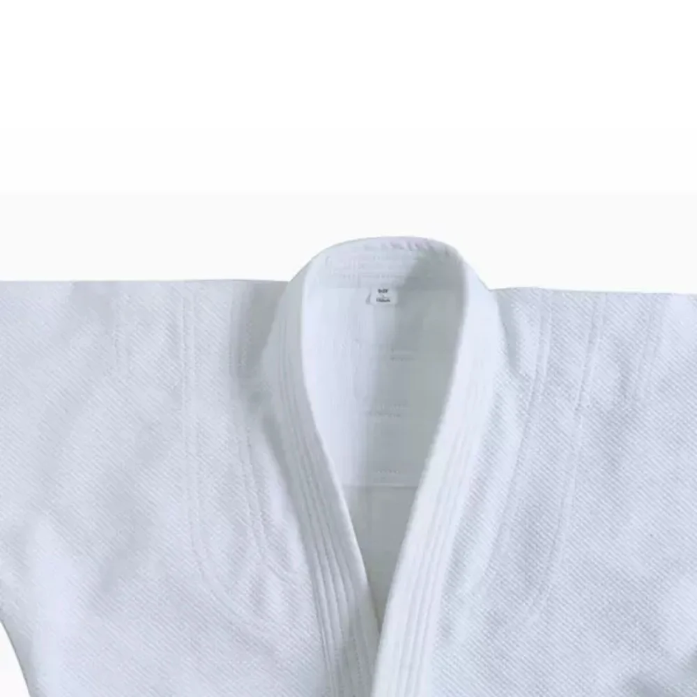 450GSM Thick Cotton Judo Uniform Martial Arts Training Gi Outfit White & Blue Available with Matching Belt