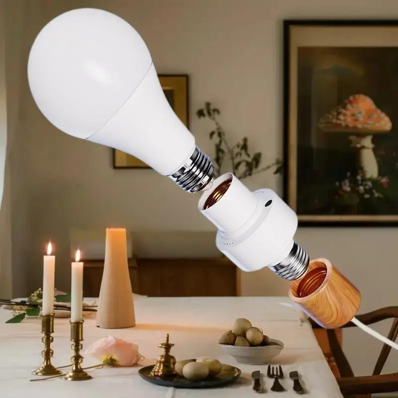Smart Voice-Activated Light Bulb Switch Offline Universal Voice Control Household Light Bulb Switch E27 Screw Base