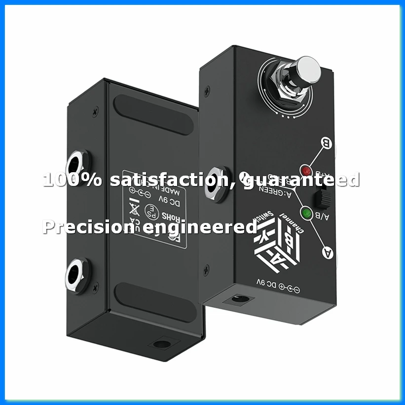 

ABY Switch Guitar Pedal - Mini Selector Metal Casing Anti-Slip Compact Design for Efficient Signal Transmission-ELEC