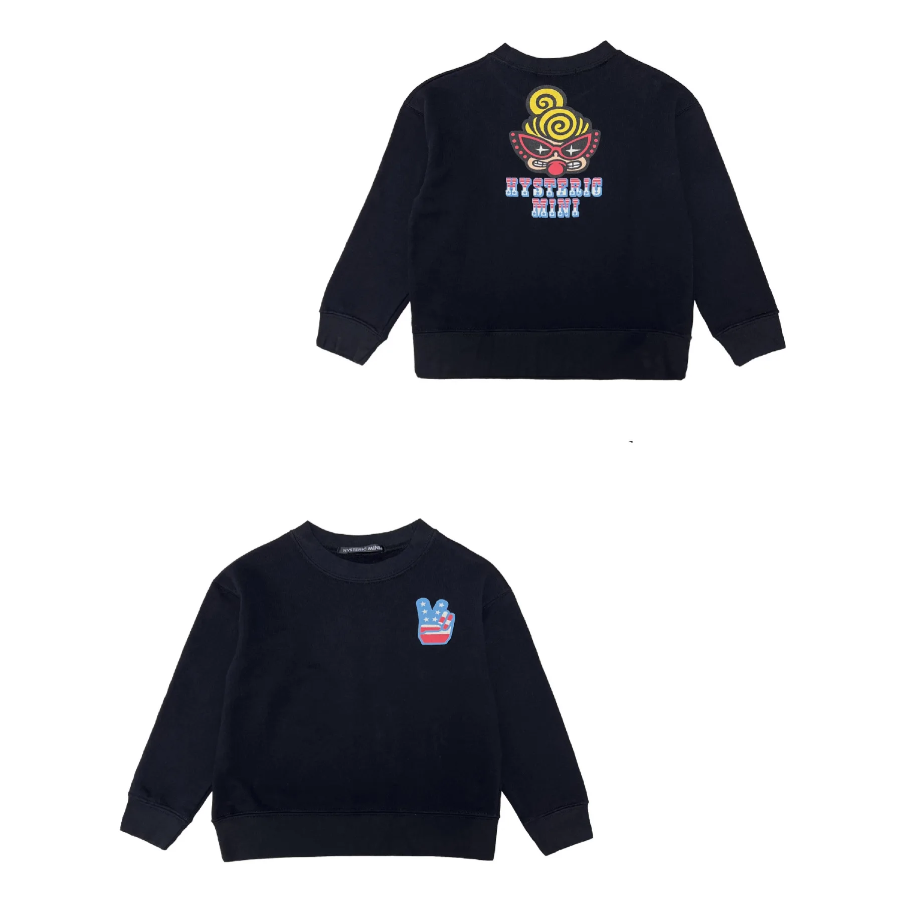 

Boys' Clothing 2025 New Style Black Super Trendy Long Sleeve Sweatshirt