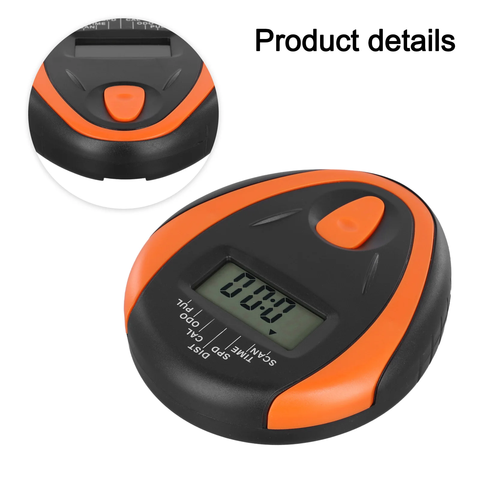 Real Time Heart Rate Tracking Accessory Speedometer LCD Heart Rate Monitor 3.5mm Connection Battery Powered Monitor