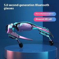Smart Bluetooth Glasses with Wireless Bone Conduction Headphones for Driving and Outdoor Use
