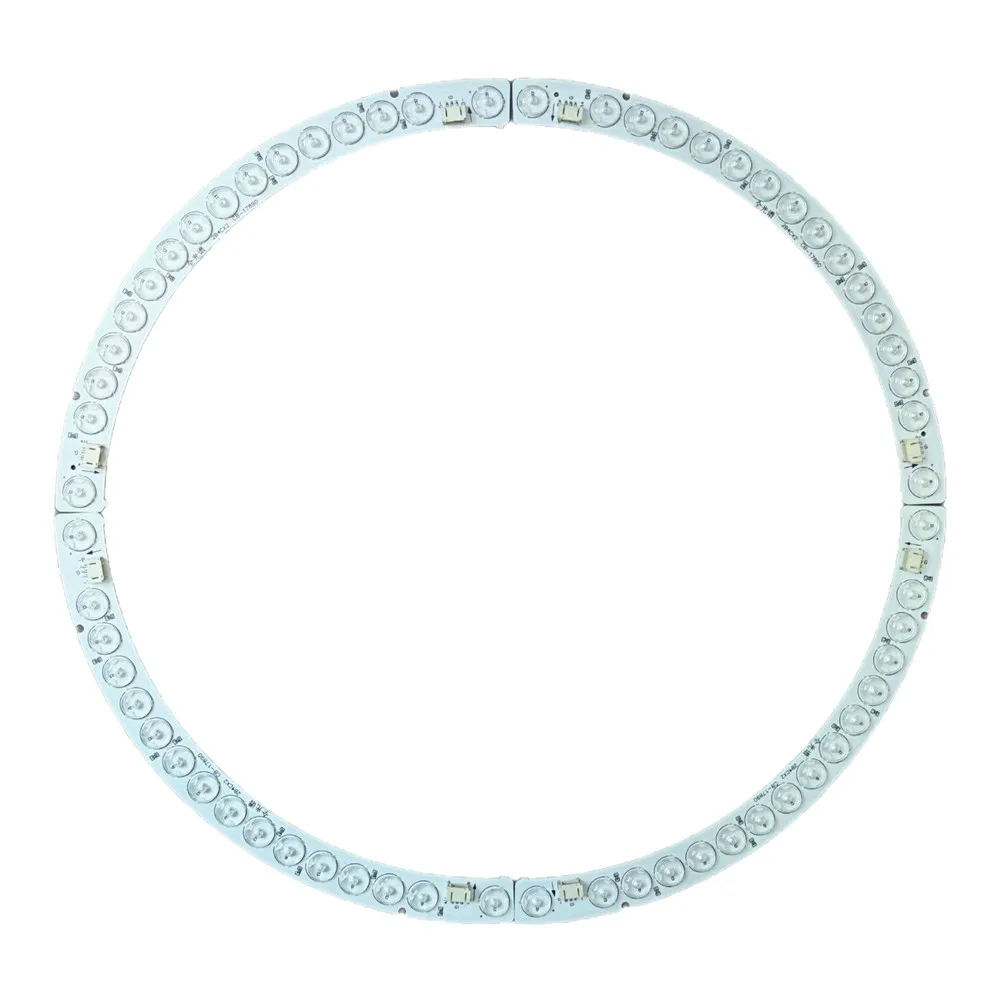 LED Light Strip 26cm Curved Layout 48W x 2 Tri-Color Adjustable Output for Acrylic For ceiling Light Fixture Upgrade 220V Ready