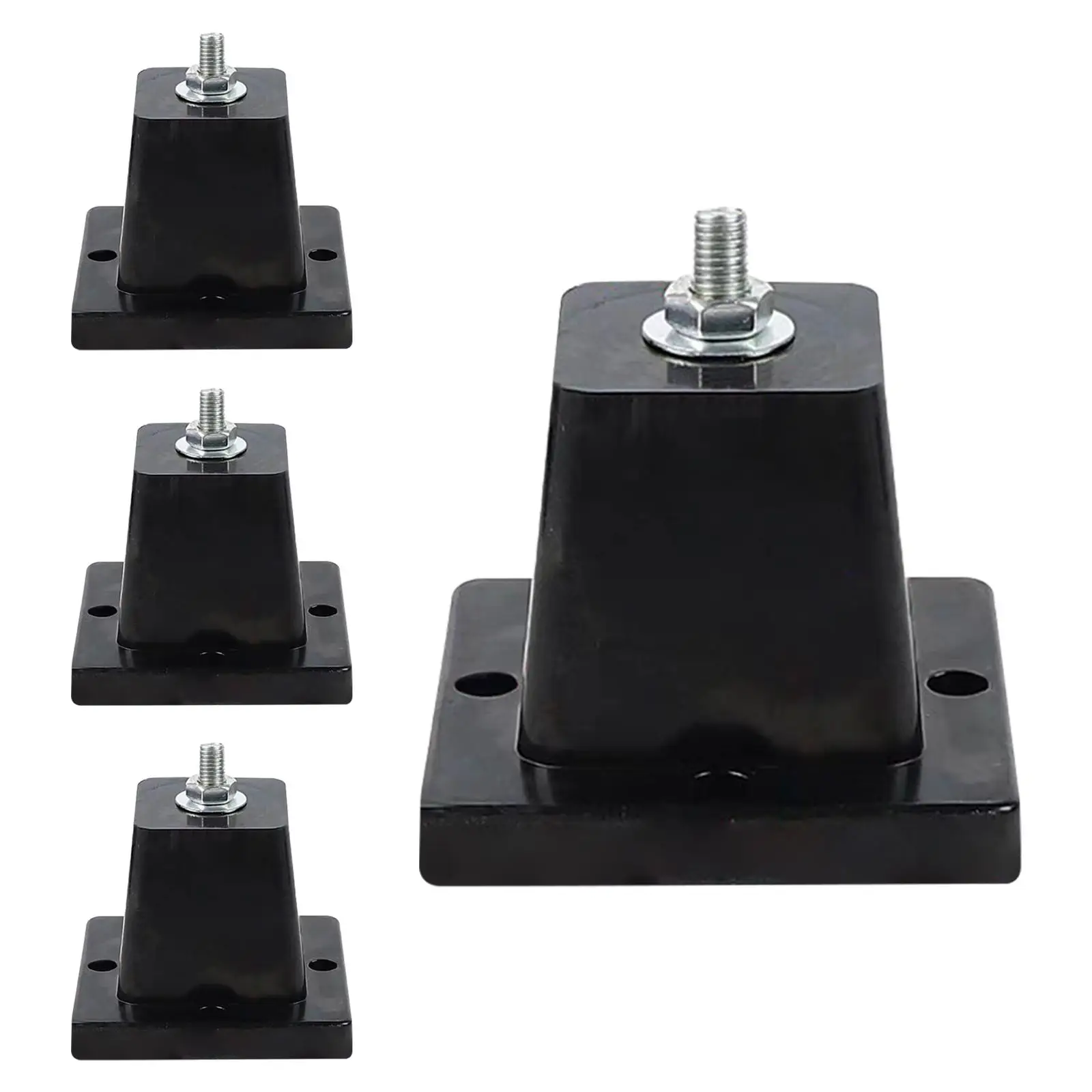 TPU Rubber Air Compressor Feet Anti Vibration Pads Universal Outdoor Condenser Base for Mini Split