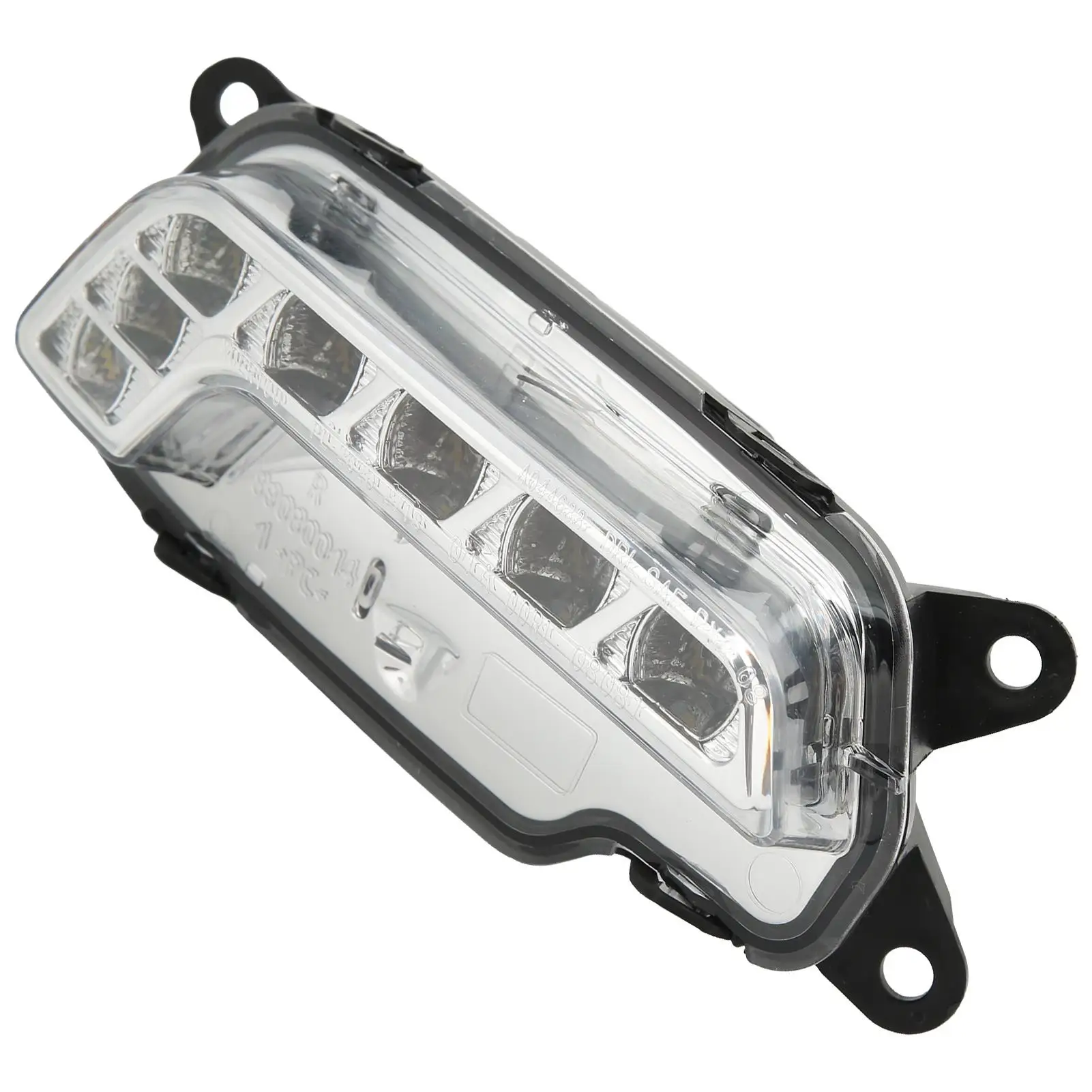 مجموعة مصابيح الضباب، متانة طويلة، مقاومة للماء، استبدال مباشر لتبديد الحرارة، مصابيح ضباب DRL، مبيت ABS للسيارات #2