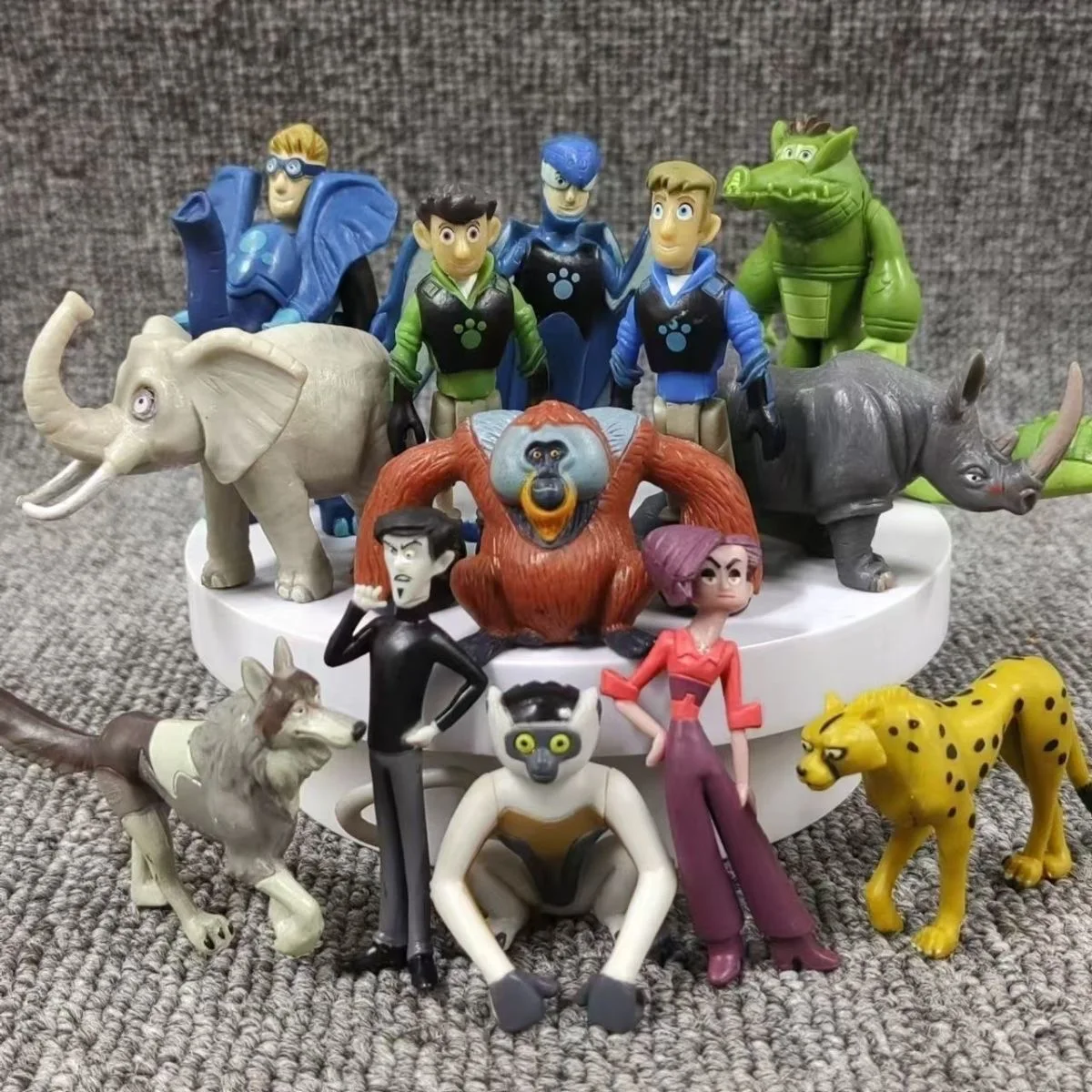 Origina Wild Kratts Animals Brother Koala bat lizard whale dolphin zebra Orangutan chameleon lion figures toys model kids gifts