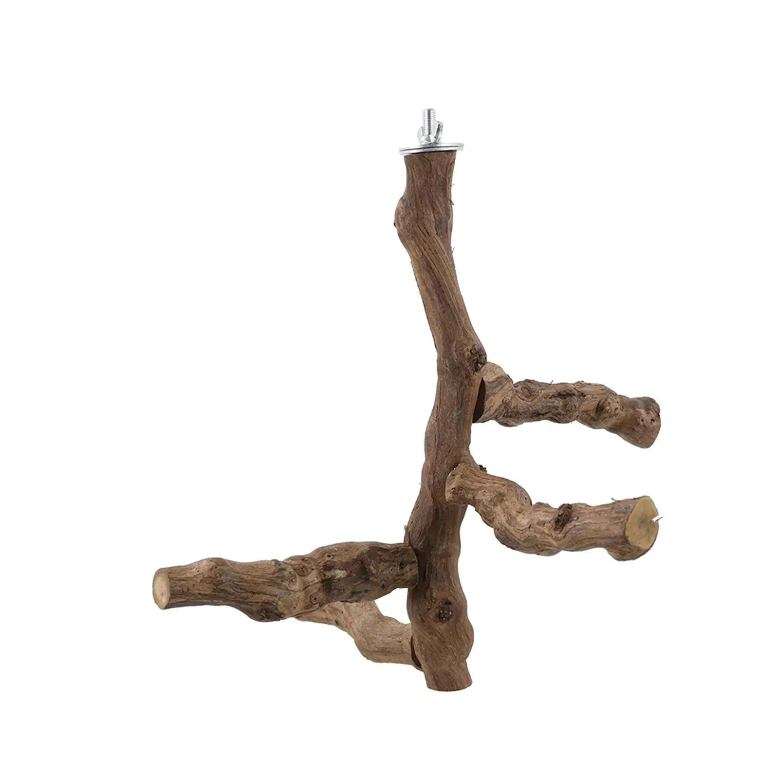 Bird Perch Cage Accessories Hanging Standing Multi Branch Perch Parrot Perch for Macaws Love Birds Cockatiels Conures Parrots