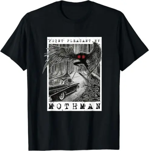  Mothman Encounter - 1966 Point Pleasant Original Cryptid Art T-Shirt