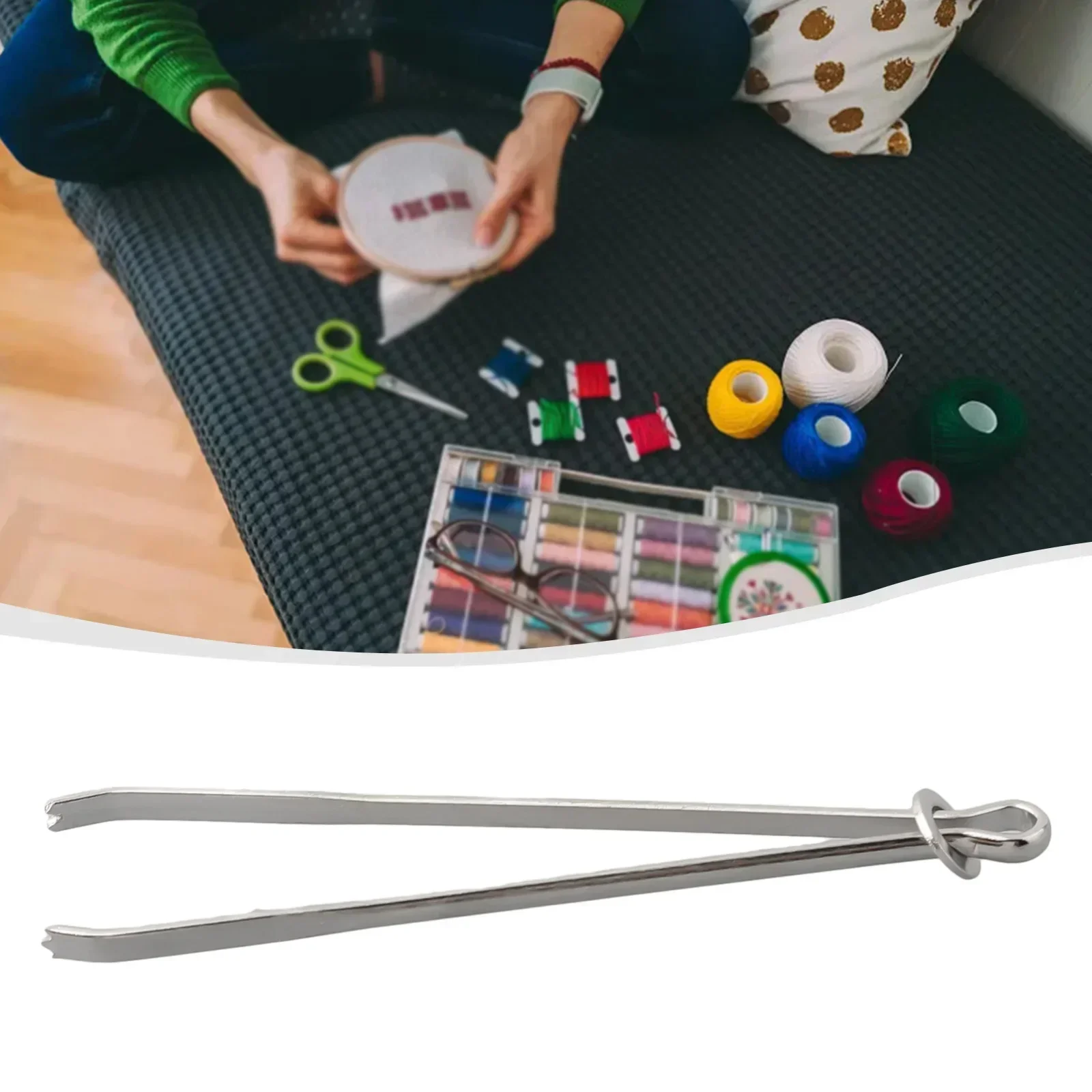 High Quality Threader Rope Penetrator Easy To Use Long-lasting Use Metal Safety Smooth Sturdy For Restring Hoodies Shoelaces