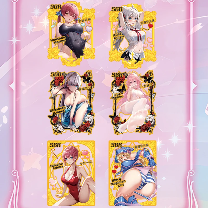 Newest Goddess Story Card Maiden Party 6 THE CHARM OF GODDESS Hobby Collectible Bikini Swimming Suit Card Doujin Booster Box Toy