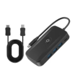 5-In-1 HUB Wireless Casting Dock PD100W Fast Charger USB-C Docking Station WIFI Wireless Screen Projection 5G Screen USB C HUB