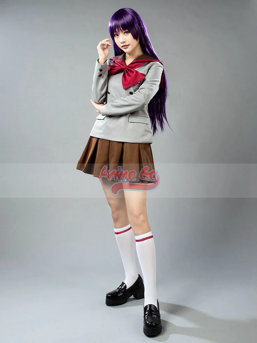 Anime Crystal Sailor Mars Hino Rei Cosplay Winter Costume Sailor Suit mp002944