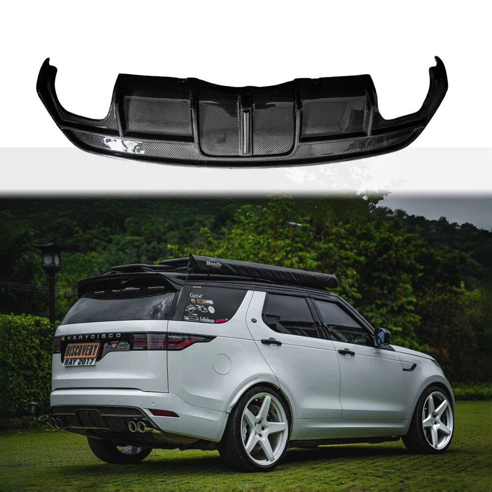 

Карбоновый задний диффузор (накладка) для Land Rover Discovery 5 (2021-2026) – Комплект для модификации автомобиля