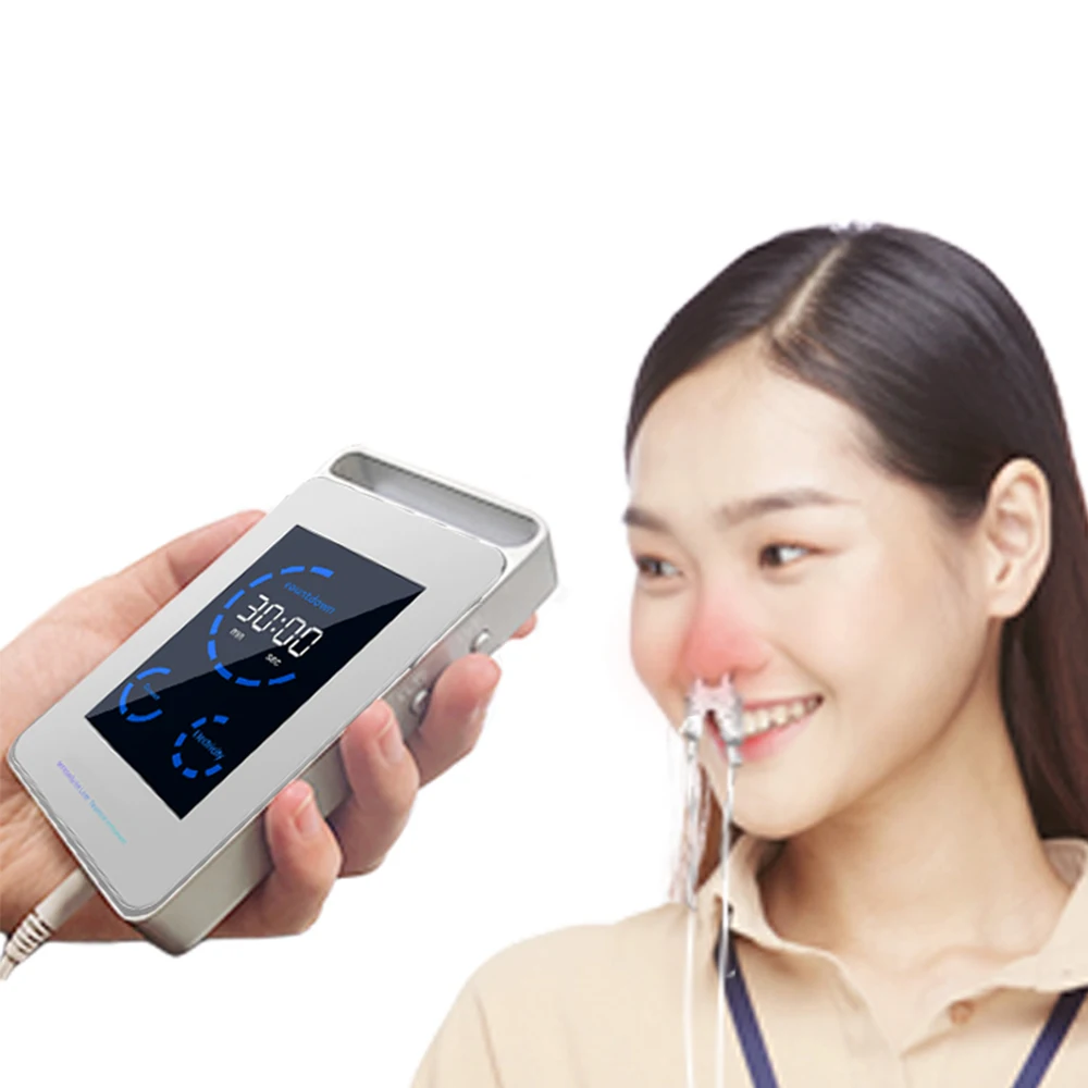 Laser Therapy Allergy Rhinitis Treatment Device for Sinusitis Nose Treatment Device Physiotherapy Equipment Medical Supplies