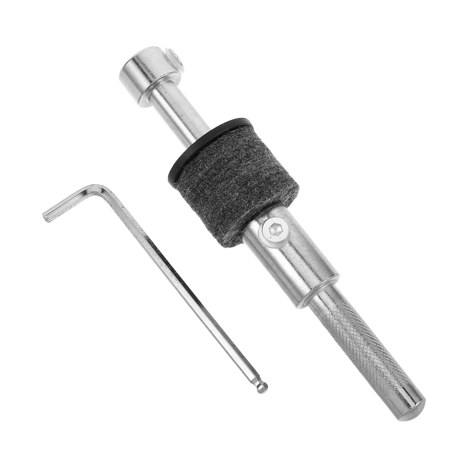 

Threaded Cymbal Stacker Attachment For Drum Set Adjustable Stand Extension Arm Compact Durable Drum Percussion Accessory