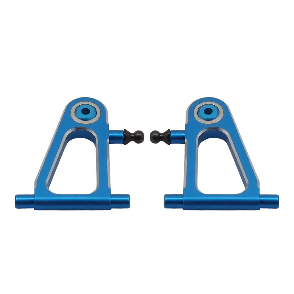 ラジコンカー、メタル、フロント、リア、アップグレード部品、アクセサリー、tt01、TT-01、1/10用のアッパーおよび下部サスペンションアームセット