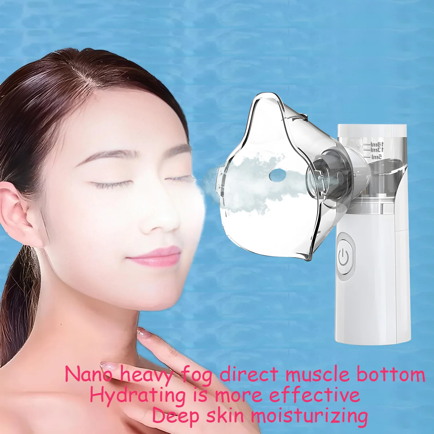 Mini Home Mist Facial Sprayer Humidifier Nebulizer Face Steamer Moisturizing Beauty Instruments Face Skin Care Tools
