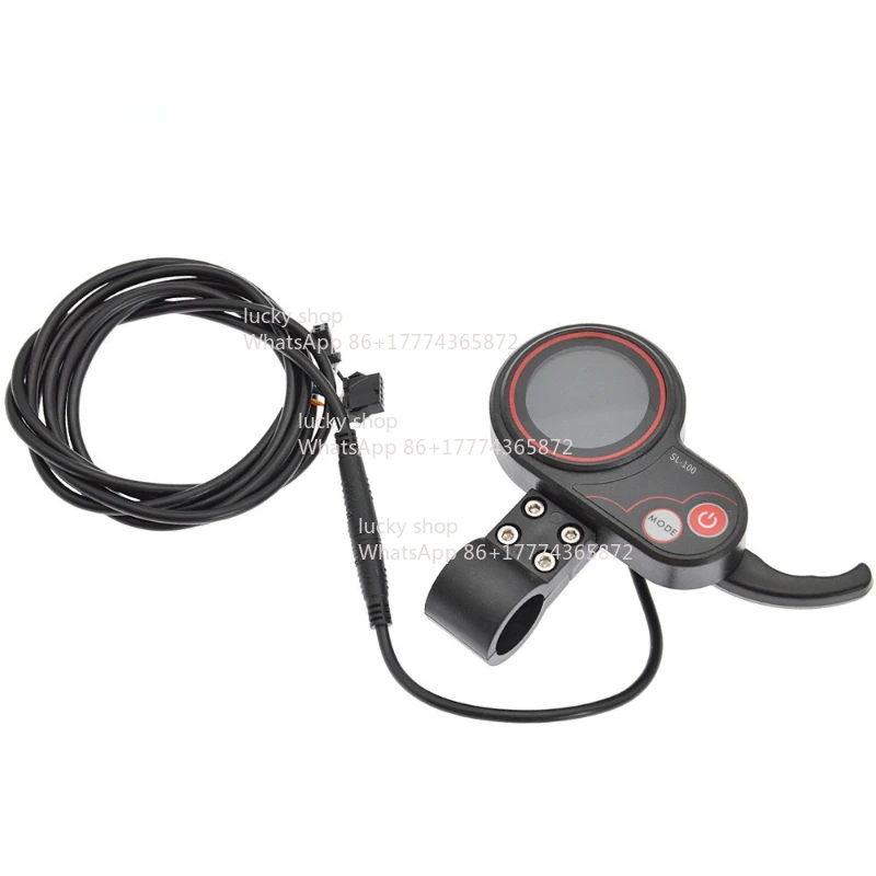 Electric Scooter Speed Control Instrument Brushless Controller, Acceleration Instrument Display Switch Throttle Code Meter Set