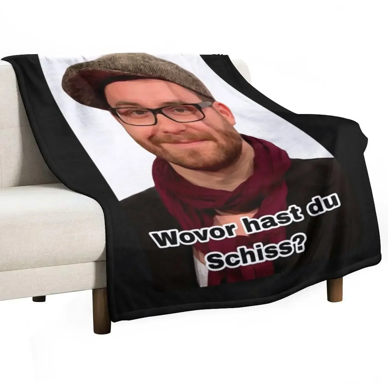 Mark Forster What are you scared of Meme Throw Blanket christmas gifts Custom Flannels Single sofa bed Comforter Blankets