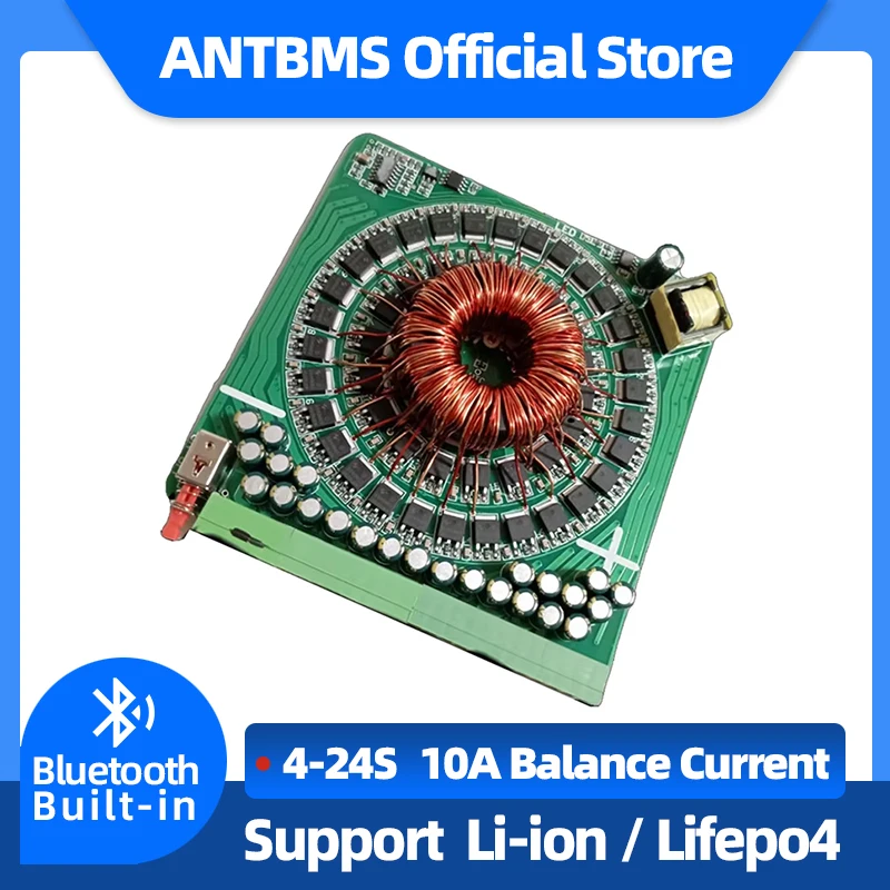 DYMLE Smart Active Balancer 4~24S Cells Balancer Lifepo4 Li-ion Battery Energy Capacitor Lithium Pack BMS Accessories 8S 10S 17S