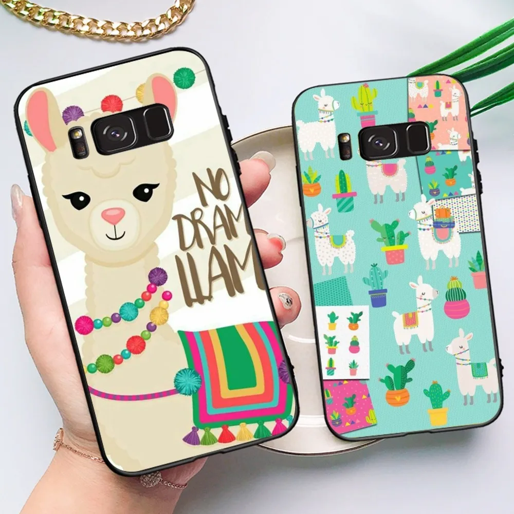 Lama Llama Alpacas Phone Case For Samsung Note 8 9 10 20 Pro Plus Lite M 10 11 20 30 21 31 51 A 21 22 42 02 03