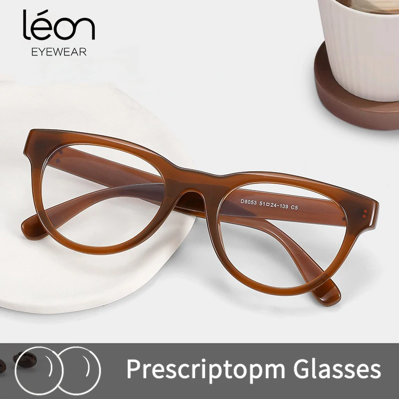 

The new small frame personalized design female prescription glass adjust myopia hyperopia and astigmatism vintage round optical