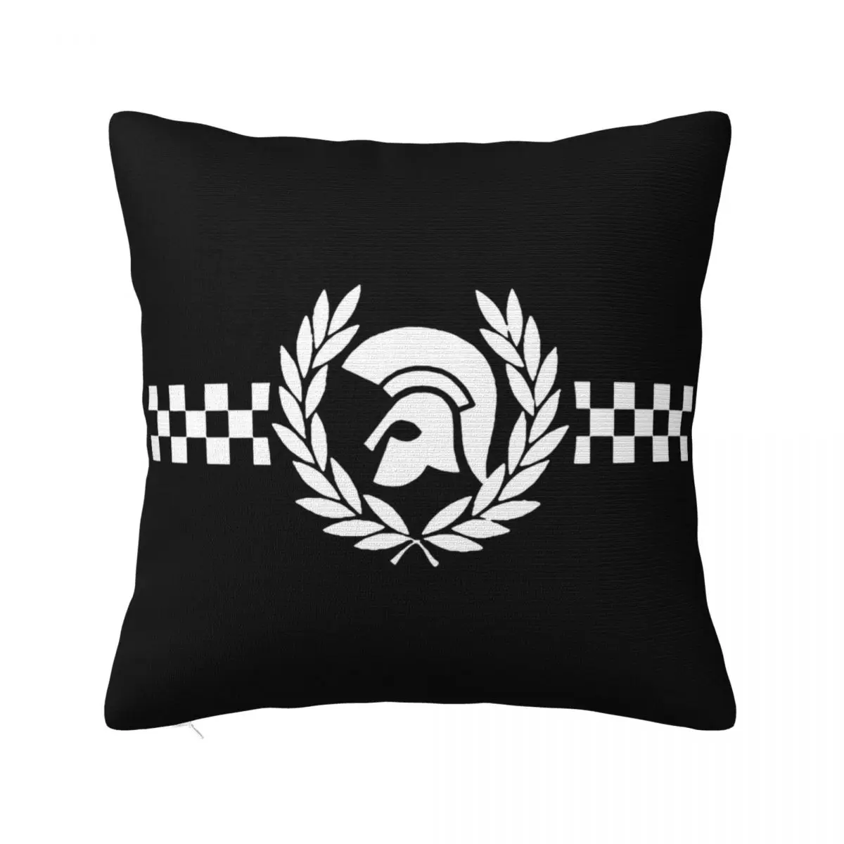 Gran oferta, casco de moda Trojan Lauriers Rocksteady Ska Studio One Rude Boy Skinhead 60S Pl, funda de almohada Punk de moda