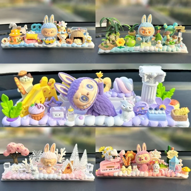 

Anime Products Labubu Car Decorative Creative High-End Sensation Automobile Interior Accessories For Vehicle Decoration Gift
