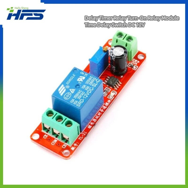 Delay Timer Turn-On Relay Module Time Delay Switch DC 12V For Robot & Intelligent Electronic Car DIY