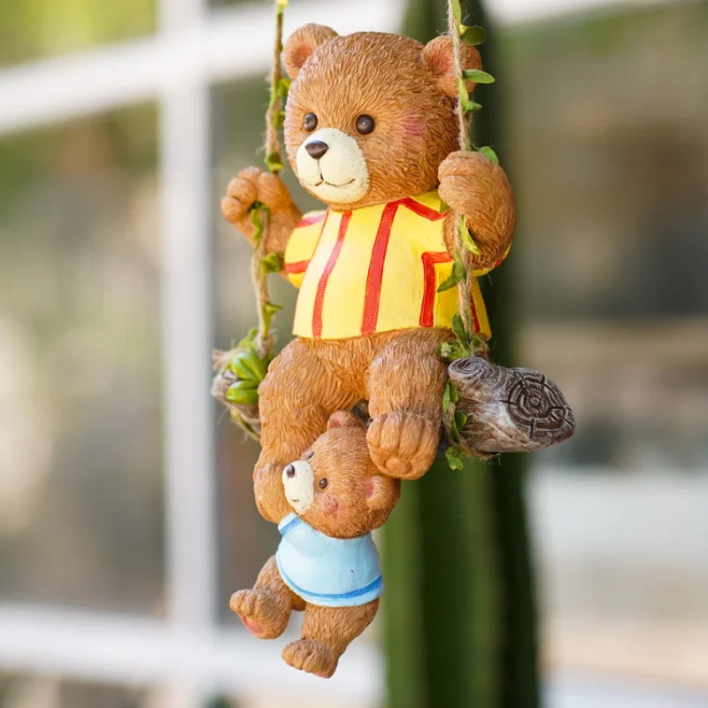 Garden Garden Garden Animal to Swing Pendant Outdoor Tree Decorative Hanger Landscape Decoration