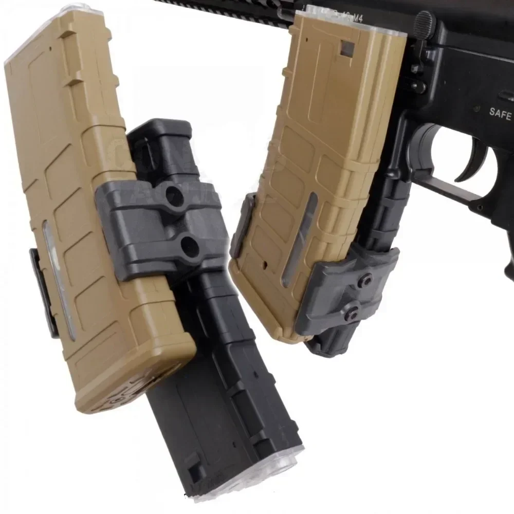 Tactical M4 Magazine Parallel Coupler Maglink Double Magazine Connector Clip Mount AR Mag Clamp Holder Toy Gun Accessories