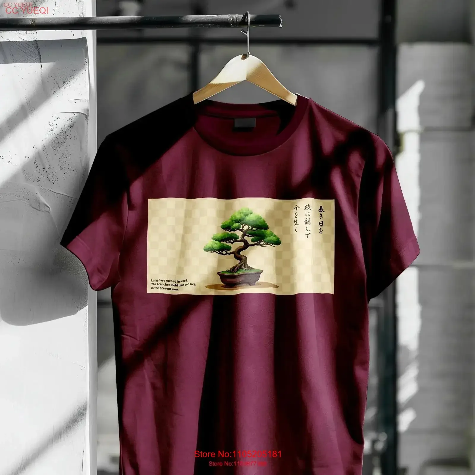 Bonsai Tree T Shirt Traditional Japanese Culture Bonzai Zen Yamato Japan Garden Minimalist Classic vintage Washed Versatile