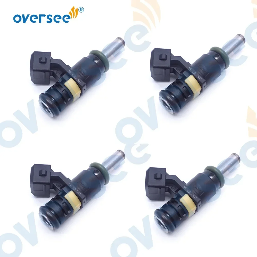 4pcs Boat Engine Fuel Injector 8M6002428 For Mercury 65HP-115HP 2-Stroke Outboard Motor