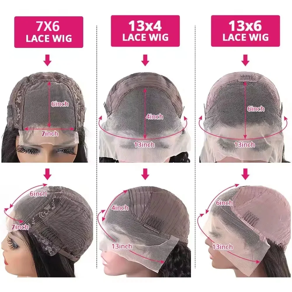 18 40 Inch 13x4 Lace Frontal Burmese Curly Human Hair Wig Pre Plucked 200% Density 13x6 HD Transparent Lace Front Wigs For Black Women - view 6