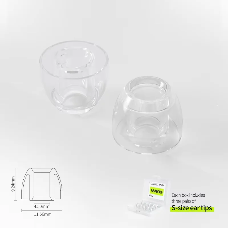 EPZ M100 oordopjes S/M/L vloeibare siliconen universele siliconen oordopjes voor in-ear IEM oortelefoon Bluetooth oordopjes (3 paar)