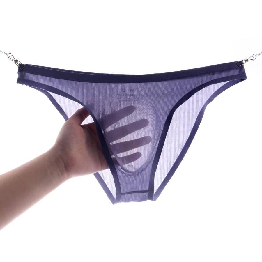

Men's underwear ice silk triangle pants thin section briefs