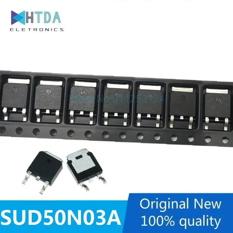 20pcs/lot NMOS SUD50N03A KIA50N03 50A 30V TO-252 In Stock