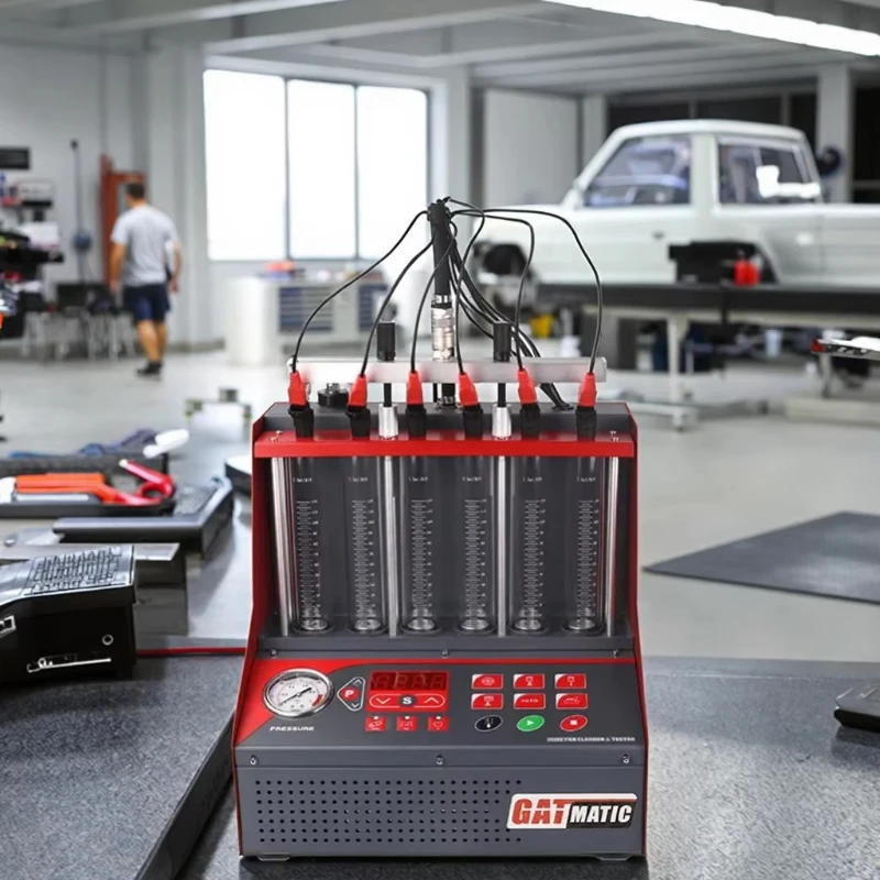 

Ultrasonic Spray Injector Cleaner Tester Analyzer Fuel Injector Nozzle Cleaning Cleaning Machine for Camry Corolla Other Models