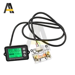 Dc 8v-80v 50a bateria coulometer precisão veículo bateria tester tk15 exibição de quantidade elétrica monitor para carro elétrico